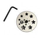 Precision Disc Cutter 8 Punches 5 Petal Flower Shape  8 Sizes fancy Wooden Box 