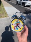 Rare Working Disney Brandy   Mr Whiskers Crew Gift Twin Bell Alarm Clock Vintage