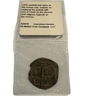 Ad 969-1094 Byzantine Bronze Follis Portrait Of Christ Coin Vg b