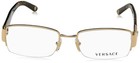 Versace Ve 1175b Eyeglasses W gold Frame And Non- 53 Mm Diameter Lenses 