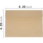 50pcs Packed Kraft Envelopes a4envelopes  Printable Invitation Envelopes 4x6