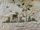 Pottery Barn Kids Aerin Fawn Baby Quilt Mono    viviane    Nwot Ob Read