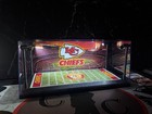Custom 2 Mini Helmet Display Case W  Led Lights -chiefs
