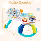 3 In 1 Baby Stationary Activity Center Walk-around Kids Play Table Set