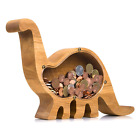 Dinosaur Wooden Animal Money Bank  Money Box  Piggy Bank  Coin Banks  Dinosaur