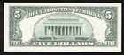 1995  5 Atlanta Federal Reserve Note Uncirculated Five Dollar Bill   