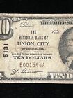 1929  10 The National Bank Of Union City Pa National Currency Ch   5131