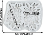 Flower Polymer Clay Mold Flower Leaf Silicone Molds For Jewelry Making Epoxy Res