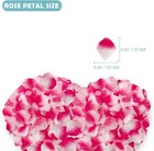 Artificial Rose Petals Wedding Decor 1200 magenta white