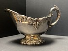Vtg Reed Barton King Francis Silverplate Gravy Boat No Under Tray   Excellent