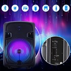 12 Inch Bluetooth Speaker System Subwoofer With Stand Includes Mic guitar Input