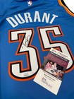 Hand Signed Autographed Blue Jersey Kevin Durant Jsa Coa