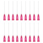 25ga Dispensing Needles  18pcs 1 5 Inch Blunt Tip Dispensing Needle red