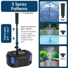 Koi Pond Filter 500-750 Gal 850gph Pump With 3 Spray Patterns - Complete