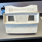 Vintage Gaf View-master Reels Red   White Viewer  Sawyers Lot Travel Kids Disney