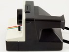 Vintage Original Polaroid Sx-70 Onestep White Rainbow Stripe Land Camera Tested