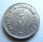 Danish West Indies Token- Higgie 408   C a  Daniel 5 Cents