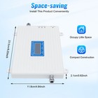Tri- Band Amplifier 900 1800 2100 Gsm Dcs 2g 3g 4g Lte Signal Booster   Antenna
