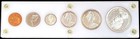1967 Canada Silver Proof-like 6 Coin Mint Set In Plastic Holder