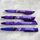 Lot Of 4 Nexium Pharmaceutical Drug Rep Pens Purple  Plastic 