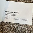 Pre-columbian America  Art   Archaeology Of South  Central   Middle America 1974