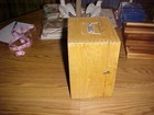 Vintage Microscope Accessories Wooden Box Made In Japan Mcm Lots Of Storage