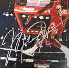 Michael Jordan Chicago Bulls Signed Basketball Dunk Autographed Photo W  Coa