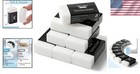 White Latex-free Eraser Set Of 8   Soft Block Erasers For Artists And Students