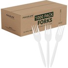 Economy Disposable Plastic Forks Bulk Catering Food Event Restaurant Use