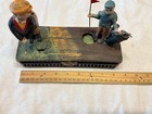 Vintage Golf birdie Putt  Mechanical Cast Iron Bank  Excellent Condition