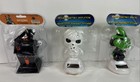 Nos Lot  8  Halloween Solar Powered Dancing Toy Bobblehead Figures Decoration