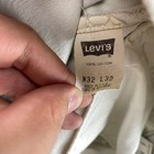 Vintage Levis 501 Jeans Mens 32x32 White Denim Made In Usa Cotton Distressed