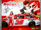 Amber Balcaen Signed 2022  30 Icon Arca Menards Nascar 8x10 Hero Card photo