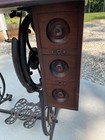 Antique Willcox   Gibbs Sewing Machine Cabinet iron Base accessories Circa 1890