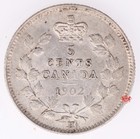 1902h Canada 5 Cents Large H - Ef - Lot 17291