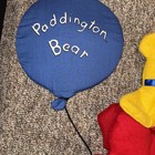 Paddington Bear With Balloon On Plush Wall Hanging Decoration Vtg Infantino