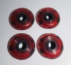 Rink Rat Wheels 4-pack 80mm 79a Identity Xx Grip Red Inline Indoor Roller Hockey