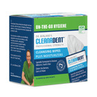 30 box Cleanadent Denture   Gum Cleansing Wipes  Denture Adhesive Remover Wipes