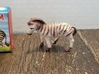 Scarce 1960s Marx Animal Kingdom Zebra Figure In Original Box