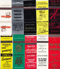 10 Lot Vintage Matchbook Covers - Girlie - Dancers - Gentlemen Club Etc  