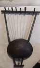Antique Handmade carved Wood Kenya Nyatiti Lyre Harp Luo Culture