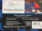 Fold Away Usa Outdoor Blanket In A Bag 60   x 70    Patriotic For Picnic lawn beach