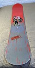Revival Freestyle Snowboard Deck 140cm Red graymount Pattern Handcrafted In Usa 