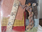 Jeannette Douglas Love To Stitch Box Finishing Kit-wool  2 Pins  Ruler   Threads