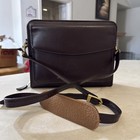 Franklin Covey Vintage Leather Planner 7 Ring Binder Brown W strap New With Tag 