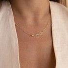 Personalized Name Necklace  Custom 18k Gold Plated Necklace  Dainty Necklace
