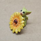 Whimsical Real Musgrave Pocket Dragons Flower Power Flowerpot Set Item  013940
