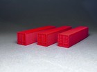 N Scale  1 160  Three  3  40  Shipping Containers  Printed 0 2 Nozzle Mattle Pla