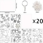 Shrinky Dink Sheets Kit 145pcs Shrink Art Kit Including 145-shrinky Paper Kit