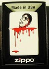 2017 Blood Dripping Beheaded White Zippo Lighter Unused In Zippo Box